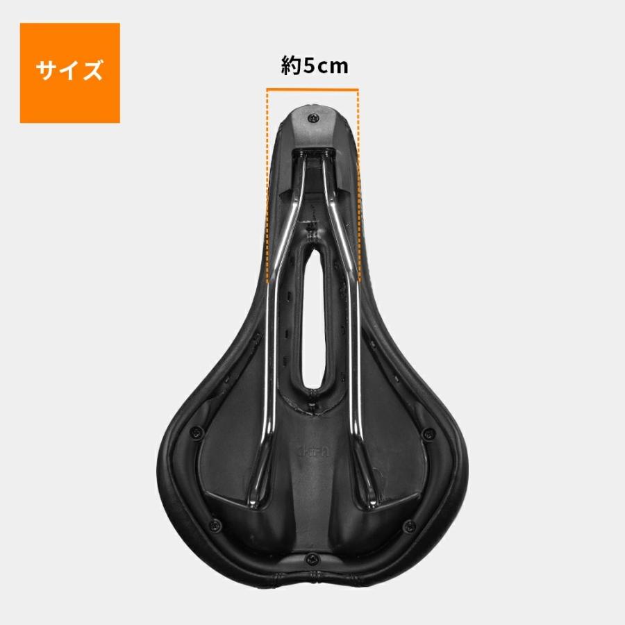 P.A.S. ブラック サドル ロードバイク用 GORIX 自転車サドル ショートサドル ロードバイク サドル交換 穴