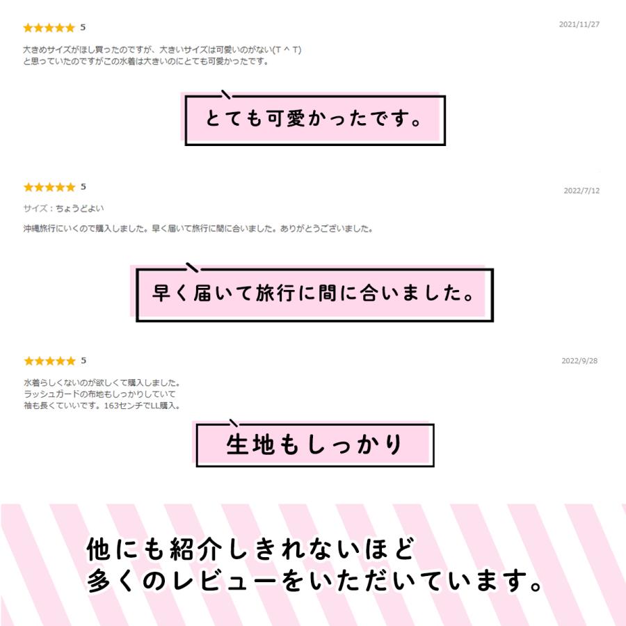 タンキニ ラッシュガード セット 水着 体型カバー レディース ボーダー トップス 可愛い ショートパンツ 上下4点セット 長袖 指穴付きの画像