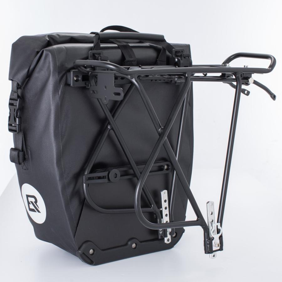 ROCKBROS サイドバッグ リアバッグ キャリアバッグ 2個セット 防水 27L
