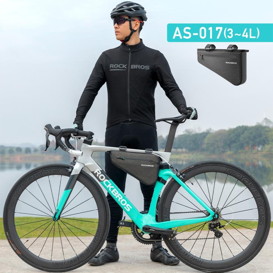 ROCKBROS フレームバッグ トライアングルバッグ 自転車 ロードバイク