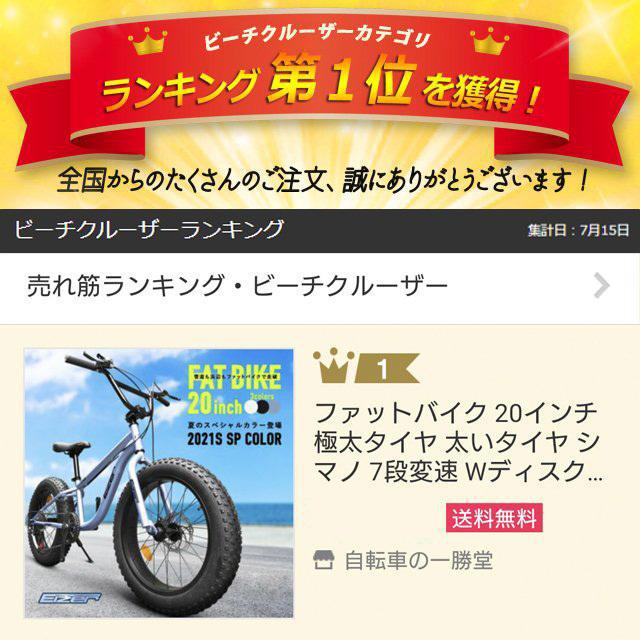 EIZER ファットバイク 20インチ 極太タイヤ 太いタイヤ シマノ 7 EIZER ファットバイク 20インチ 極太タイヤ 太いタイヤ シマノ 7