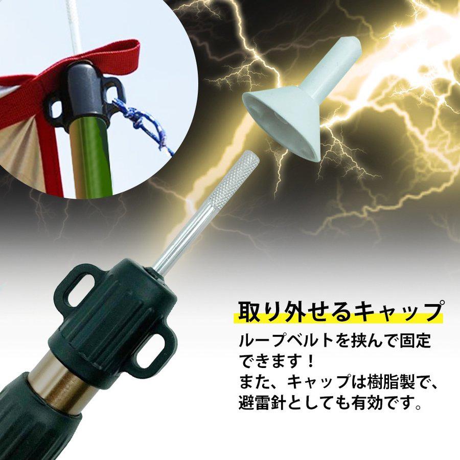 EIZER CAMP（アイゼルキャンプ） タープポール 2本セット ブラック