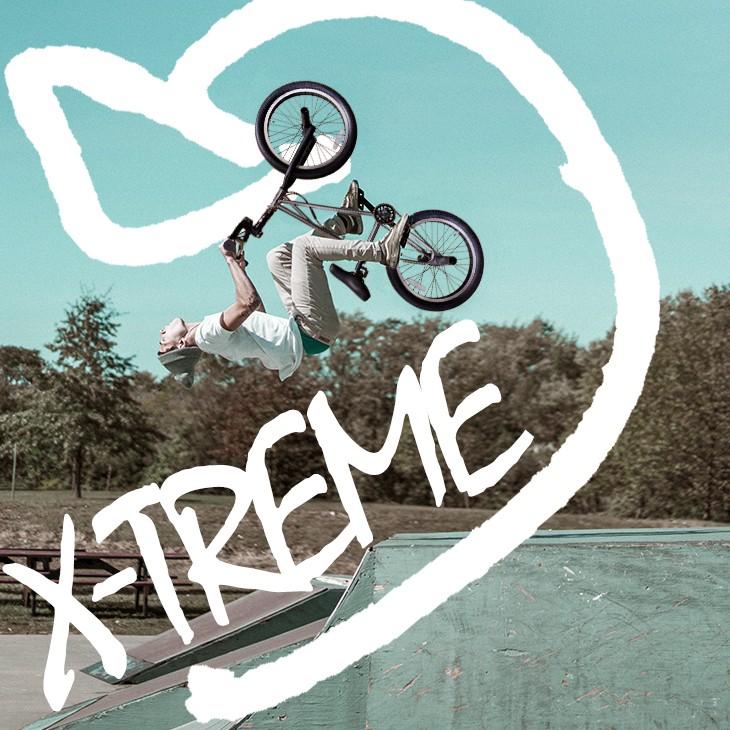 BMX 競技用モデル フリースタイル 20インチ ジャイロセット装備 後輪Uブレーキ 4本ペグ付き B300 |  | 01
