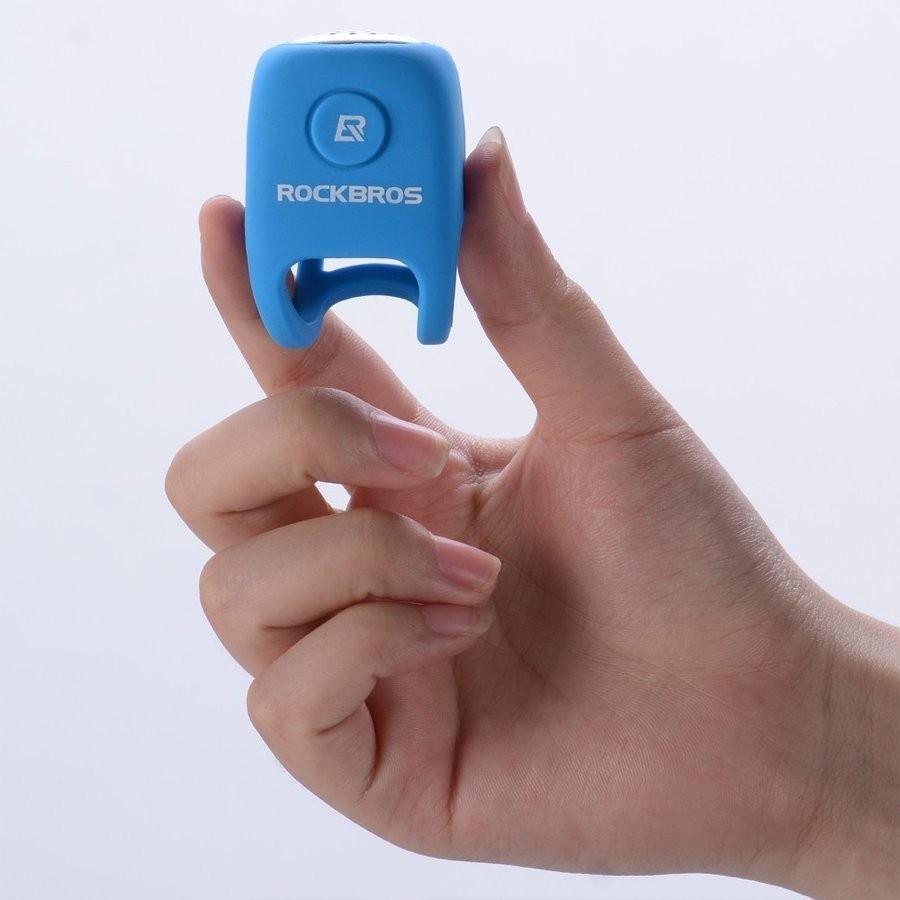 ROCKBROS ベル 自転車 警音器 青 赤 黒 紫 スポーツバイク 警笛 ブルー