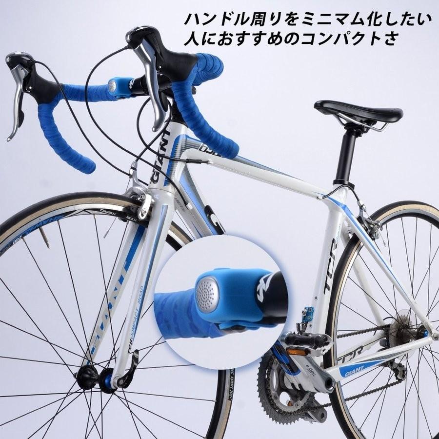 ROCKBROS ベル 自転車 警音器 青 赤 黒 紫 スポーツバイク 警笛 ブルー