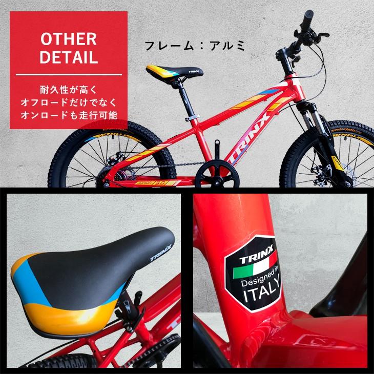 子供用 自転車 MTB マウンテンバイク 7段変速 20インチ サイドスタンド 