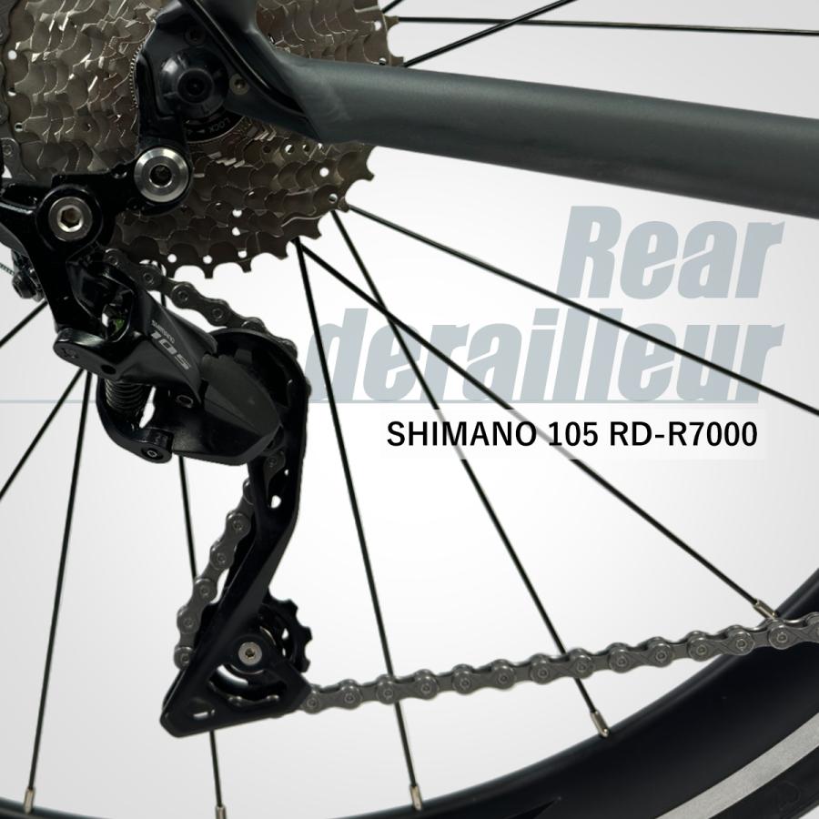 ロードバイク 自転車 SHIMANO105 22speed デュアルコントロールレバー カーボンフロントフォーク エアロフレーム TRINX SWIFT2.0｜isshoudou｜11