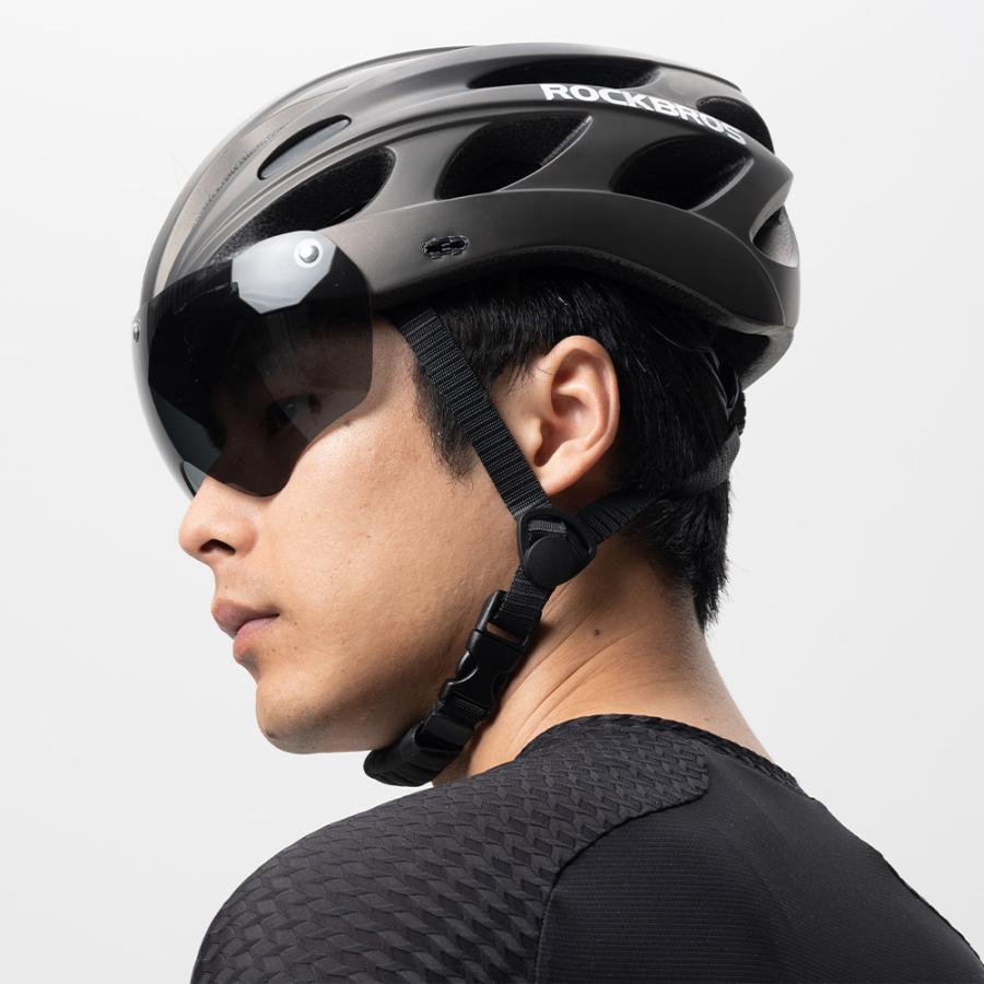 黒色 通気孔付き ヘルメット バイザー付き自転車用ヘルメット ジェットヘルメット サイクル