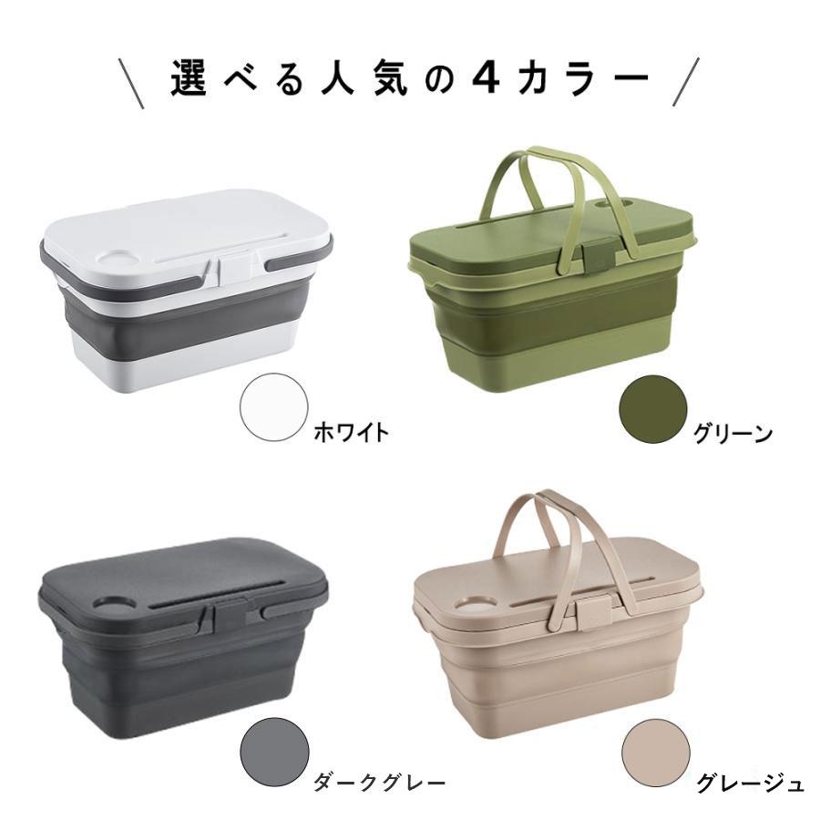 アウトドア バスケット ミニテーブル 収納ボックス シリコン アウトドア バスケット ミニテーブル 収納ボックス シリコン