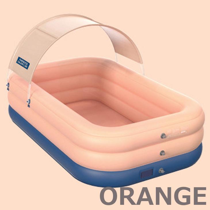 家庭用大型プール　自動膨張　210cm  ★新品未開封 電動式プール ビニールプール 家用 家庭用 自動空気入れ 空気入れ不要