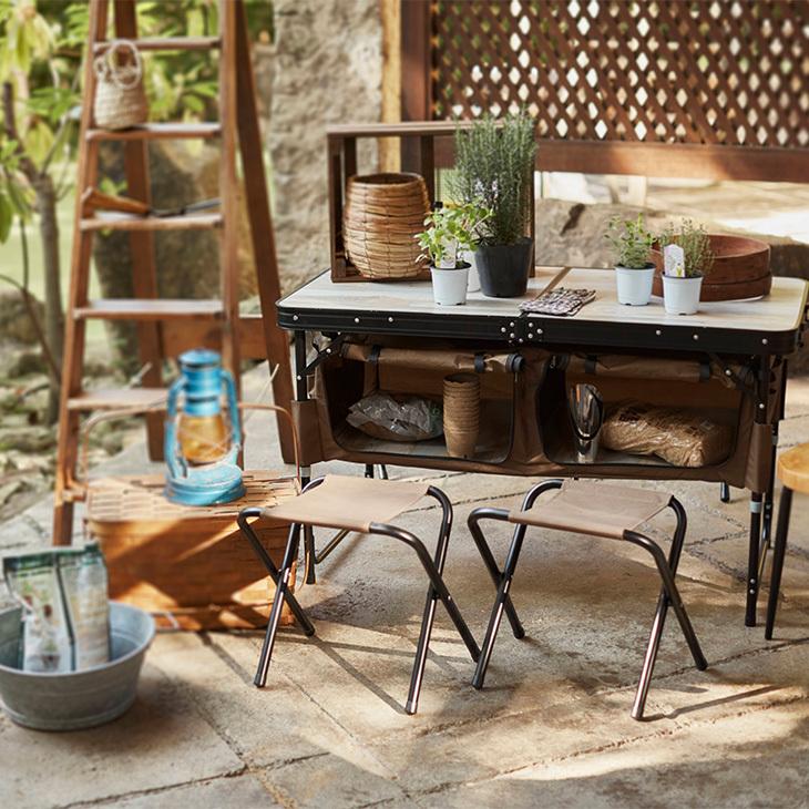 チェア 2％OFFクーポン】折りたたみ アウトドア テーブル チェア セット