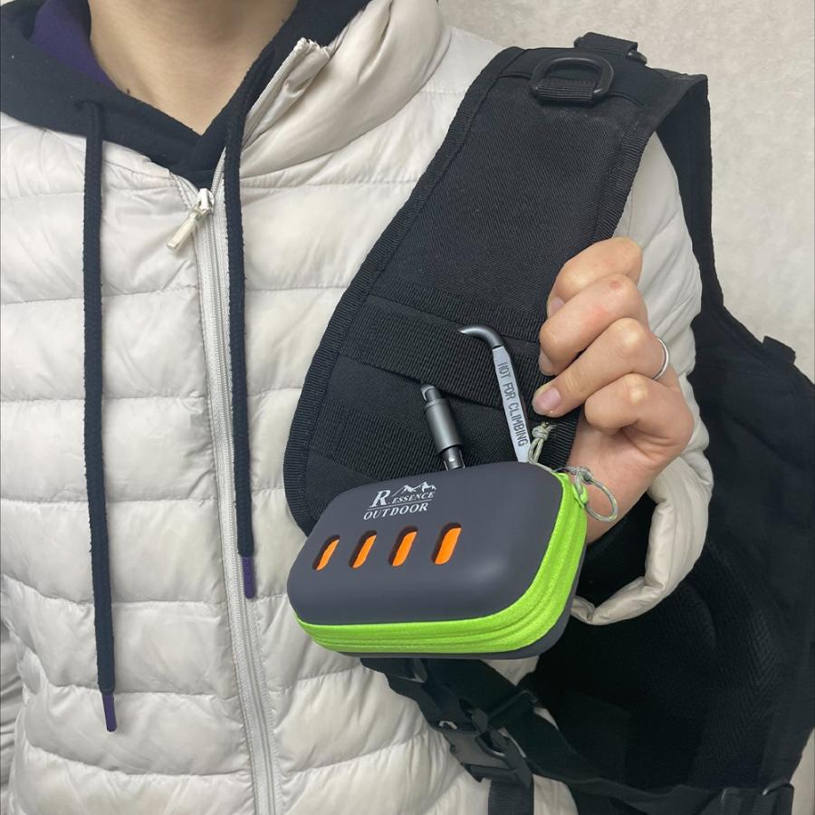 EIZER CAMP カラビナ ネジロック機能 スクリューロック 5個