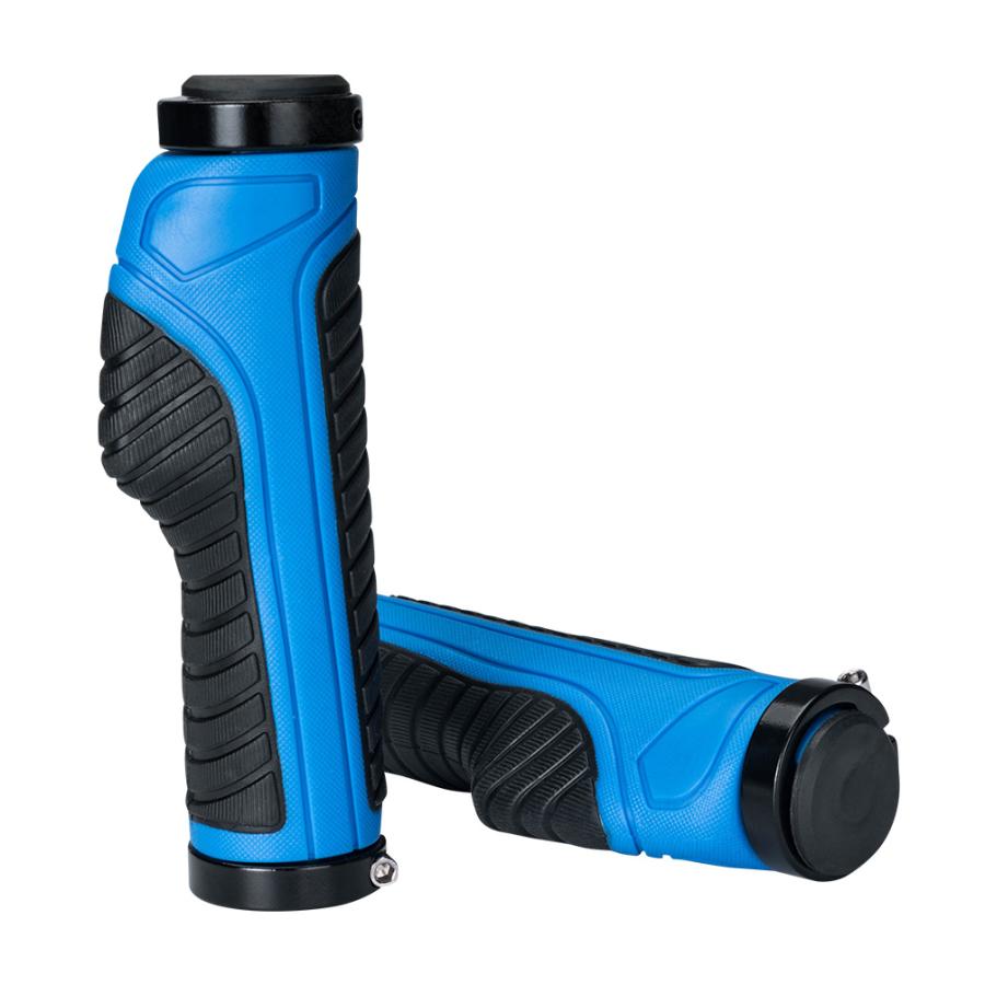 自転車グリップ ハンドルグリップ 握りやすい ソフトラバー 滑り