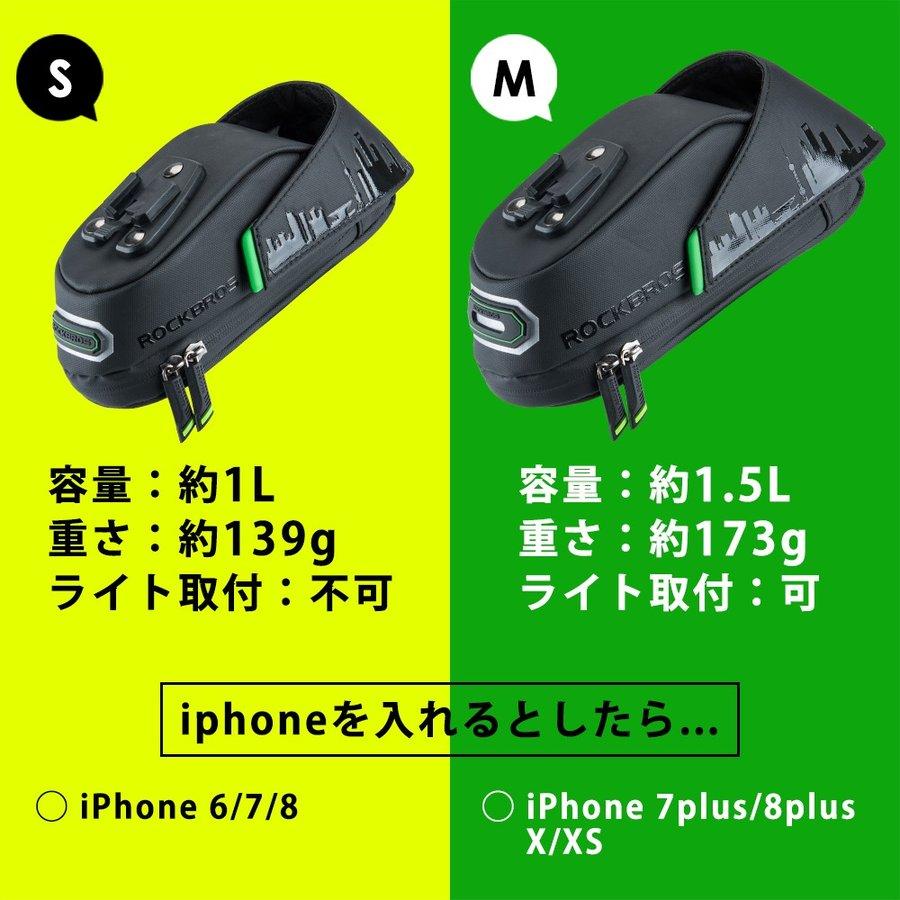 ROCKBROS(ロックブロス) サドルバッグ 大容量 ROCKBROS サドルバッグ 自転車 ドリンクボトル ホルダー 予備 撥