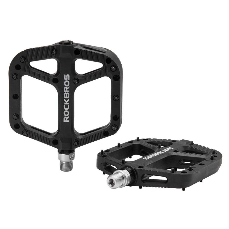 ROCKBROS(ロックブロス)自転車ペダル 軽量 フラットペダル アルミ合金