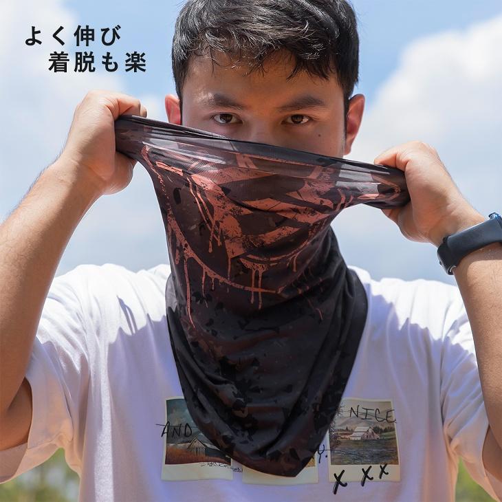 ROCKBROS フェイス カバー マスク UPF50+ 春夏 紫外線 日焼け 対策