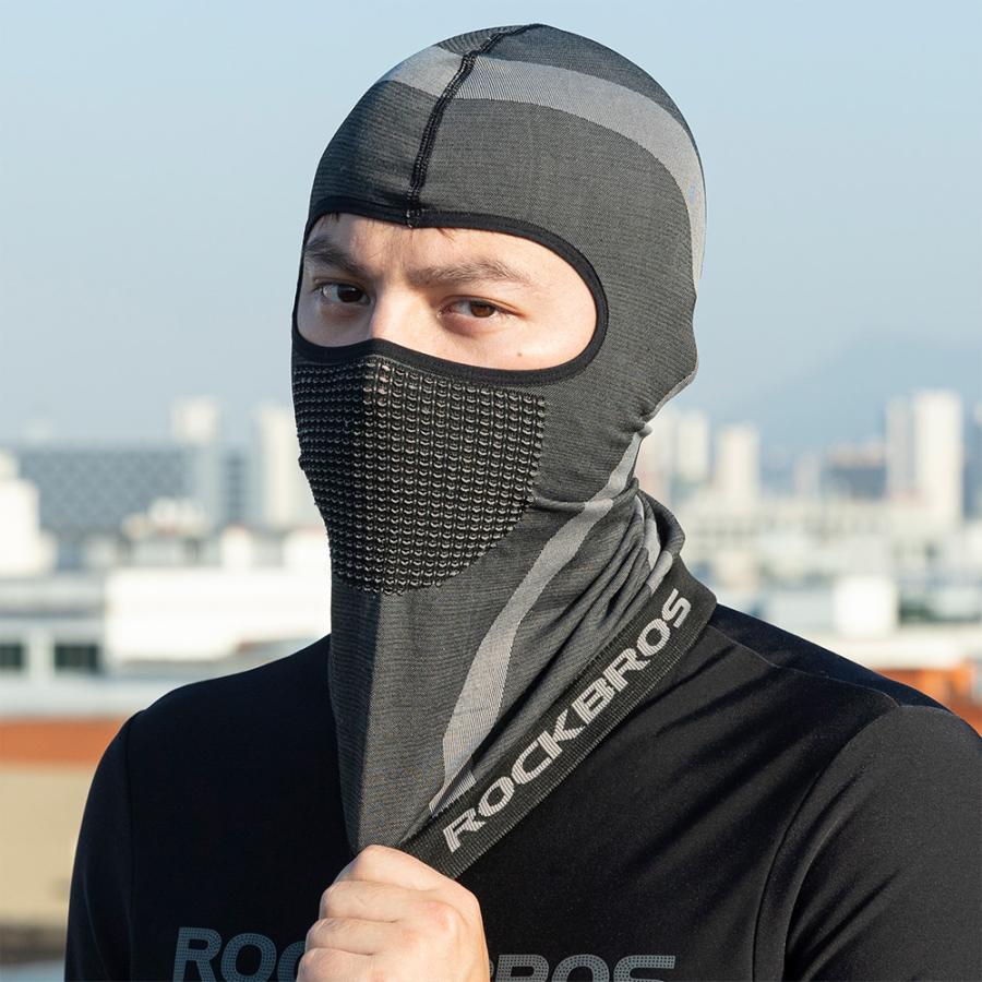 ROCKBROS バラクラバ 春秋用 目出し帽 フェイスカバー フェイス