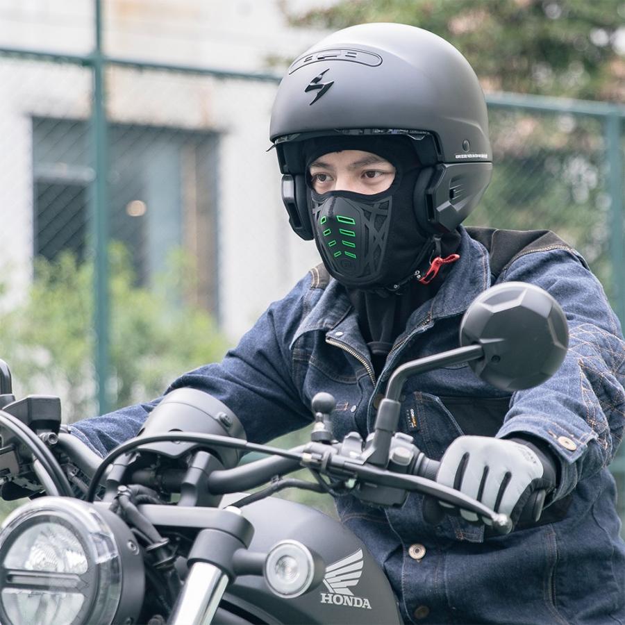 ROCKBROS バラクラバ 目出し帽 口元メッシュ 口元立体 立体形状