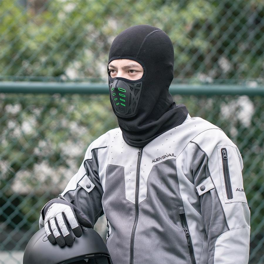 ROCKBROS バラクラバ 目出し帽 口元メッシュ 口元立体 立体形状