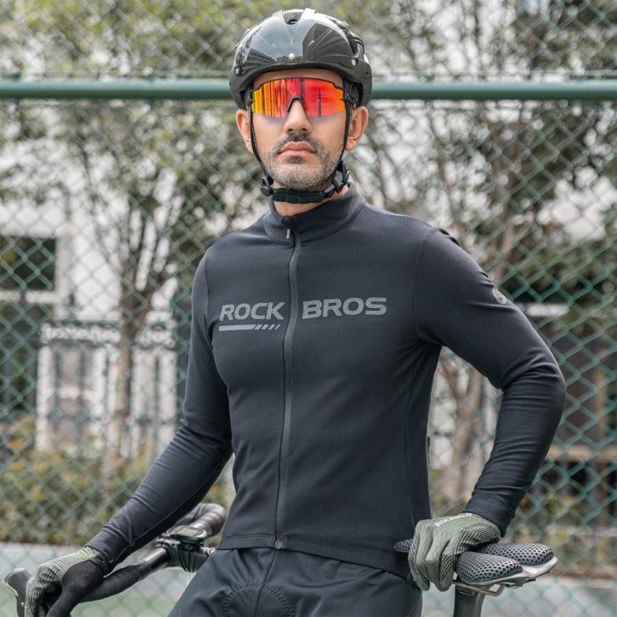 ROCKBROS 自転車 長袖 サイクリングジャージ 春秋冬 防風 防寒 ROCKBROS 自転車 長袖 サイクリングジャージ 春秋冬 防風 防寒