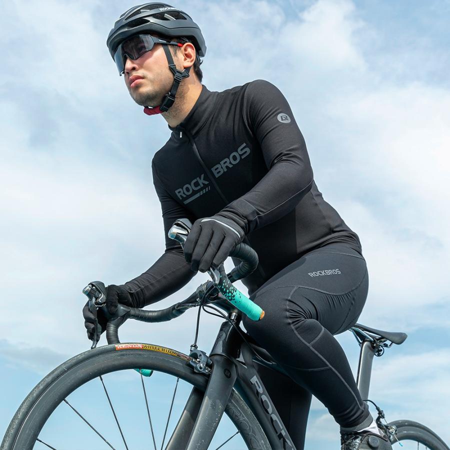 ROCKBROS 自転車 長袖 サイクリングジャージ 春秋冬 防風 防寒 ROCKBROS 自転車 長袖 サイクリングジャージ 春秋冬 防風 防寒
