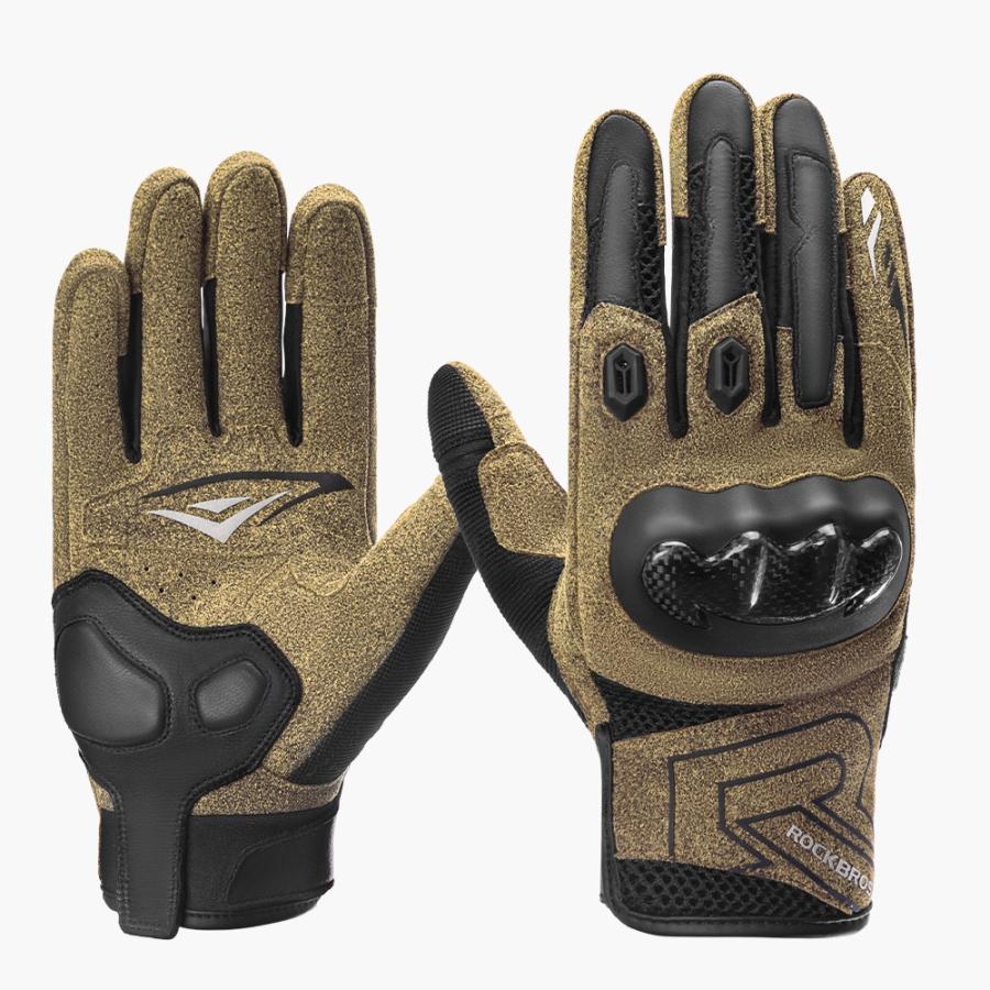 ROCKBROS バイク グローブ 手袋 ナックルガード プロテクター