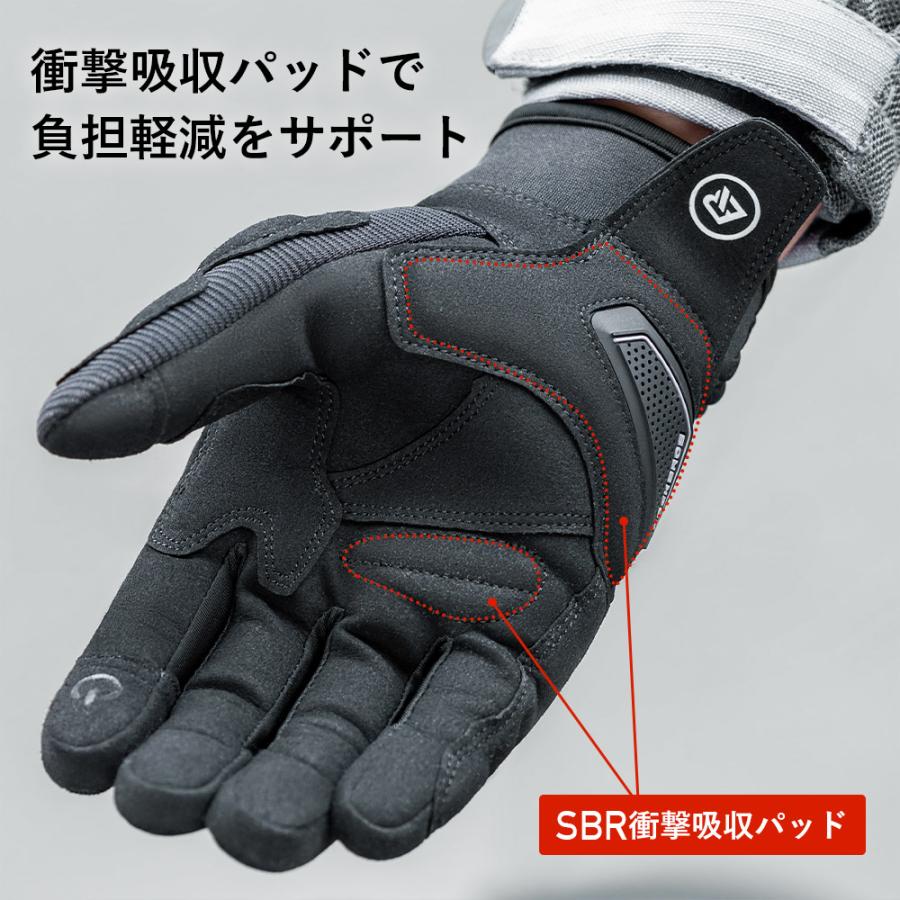 交換レンズ ROCKBROS 自転車 バイク グローブ 春 夏 秋 手袋 ダイヤル調整 スマホ