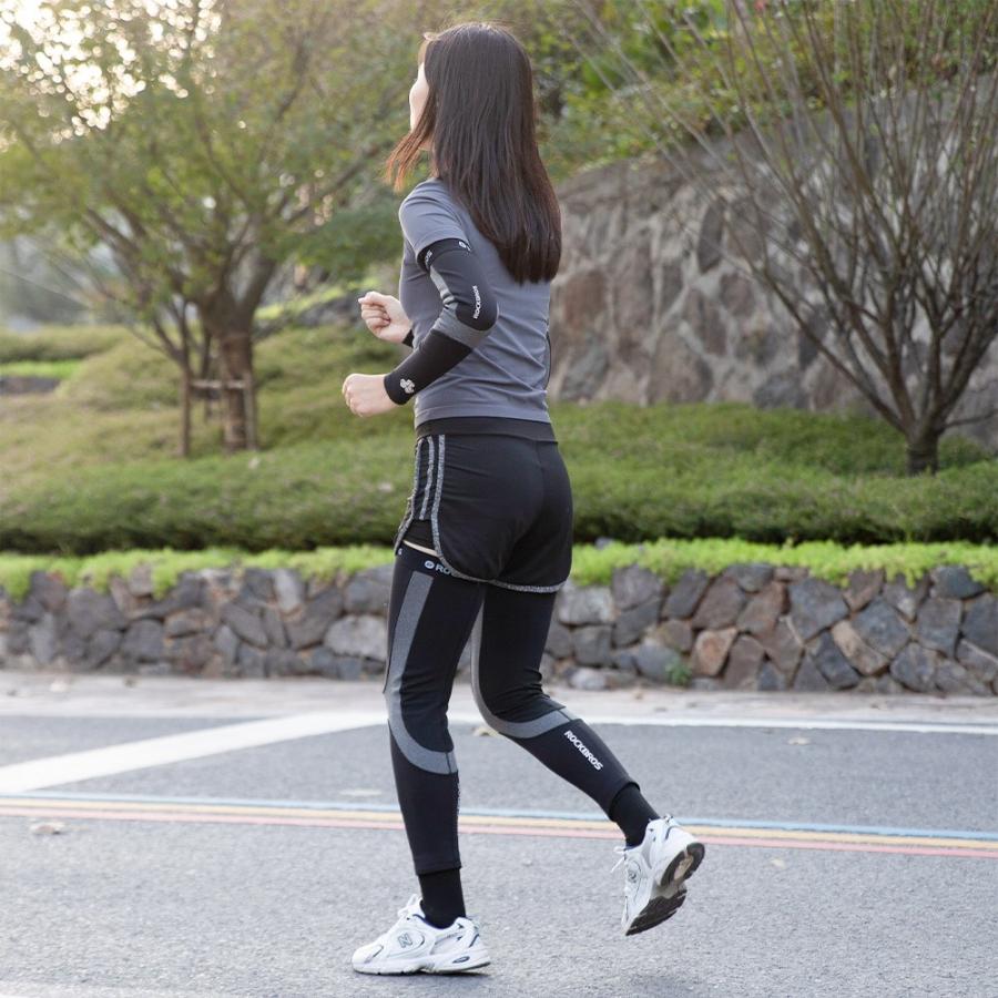 ROCKBROS レッグウォーマー レッグカバー 裏起毛 防風 防寒 保温 秋冬