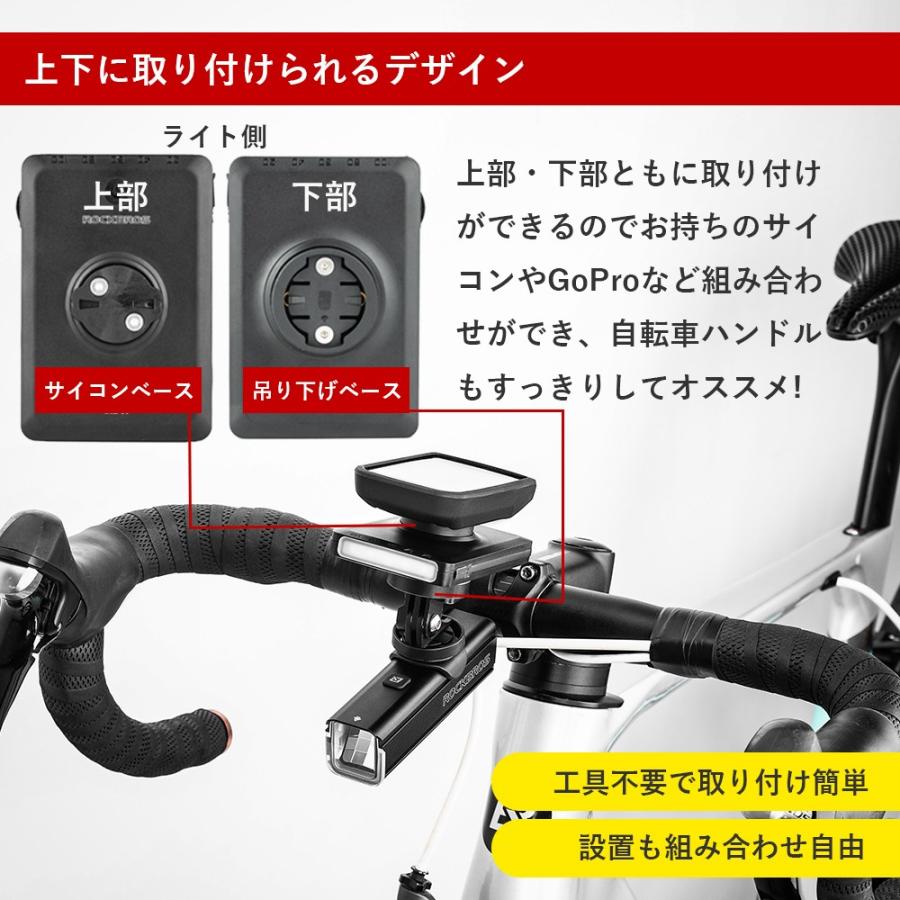 ROCKBROS ライト モバイルバッテリー 2way 充電端子 3種類対応 Type-C