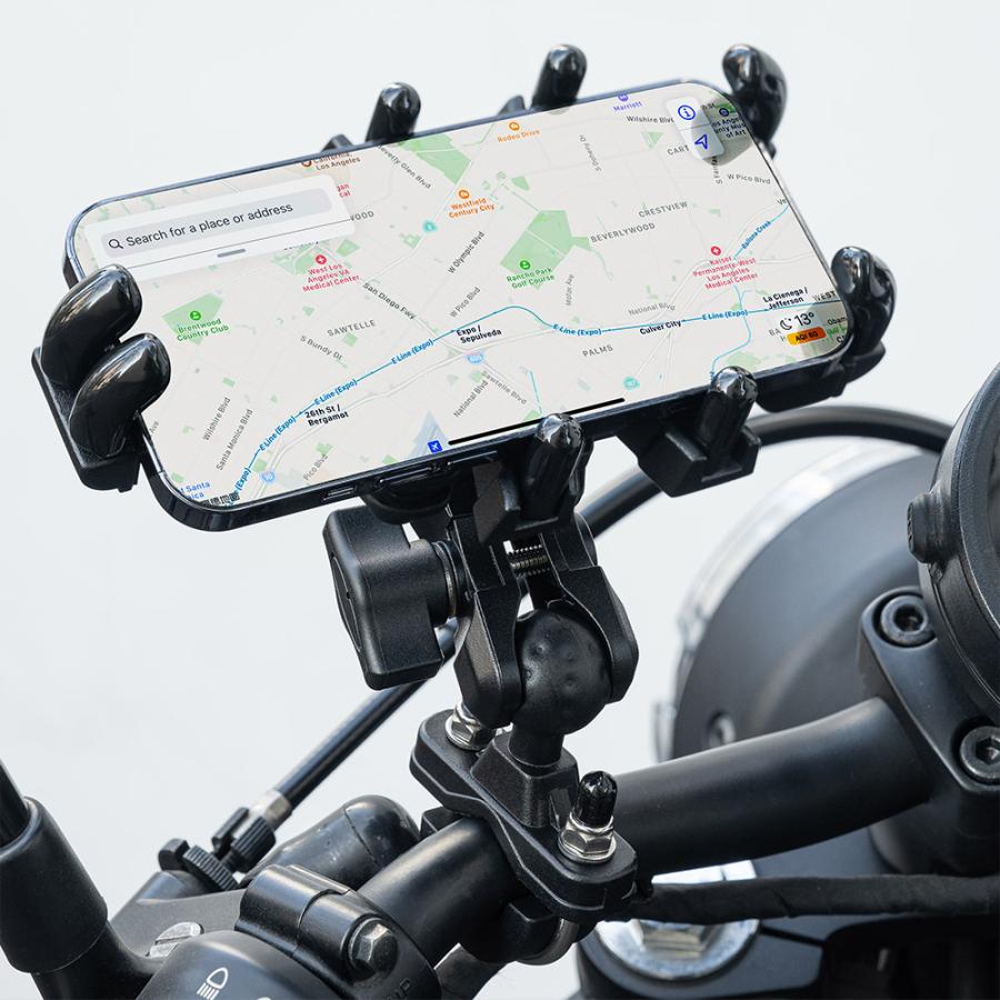 ROCKBROS バイク 防振 スマホスタンド スマホホルダー 衝撃 バイク用