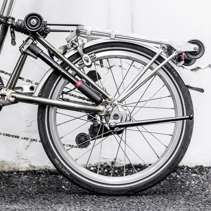 チタン製BROMPTON／16インチミニベロ用サイドスタンド・フルチタン製 チタン製BROMPTON／16インチミニベロ用サイドスタンド