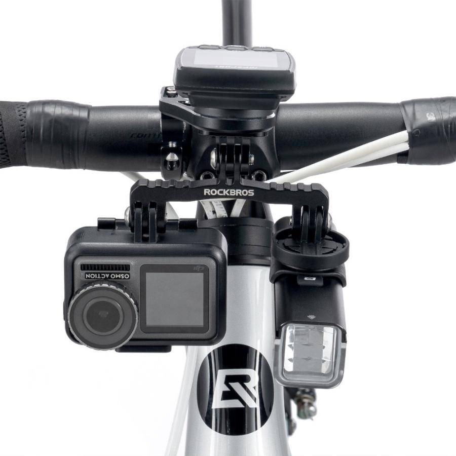 ROCKBROS サイコンマウント追加用ダブルアダプター : 自転車の一