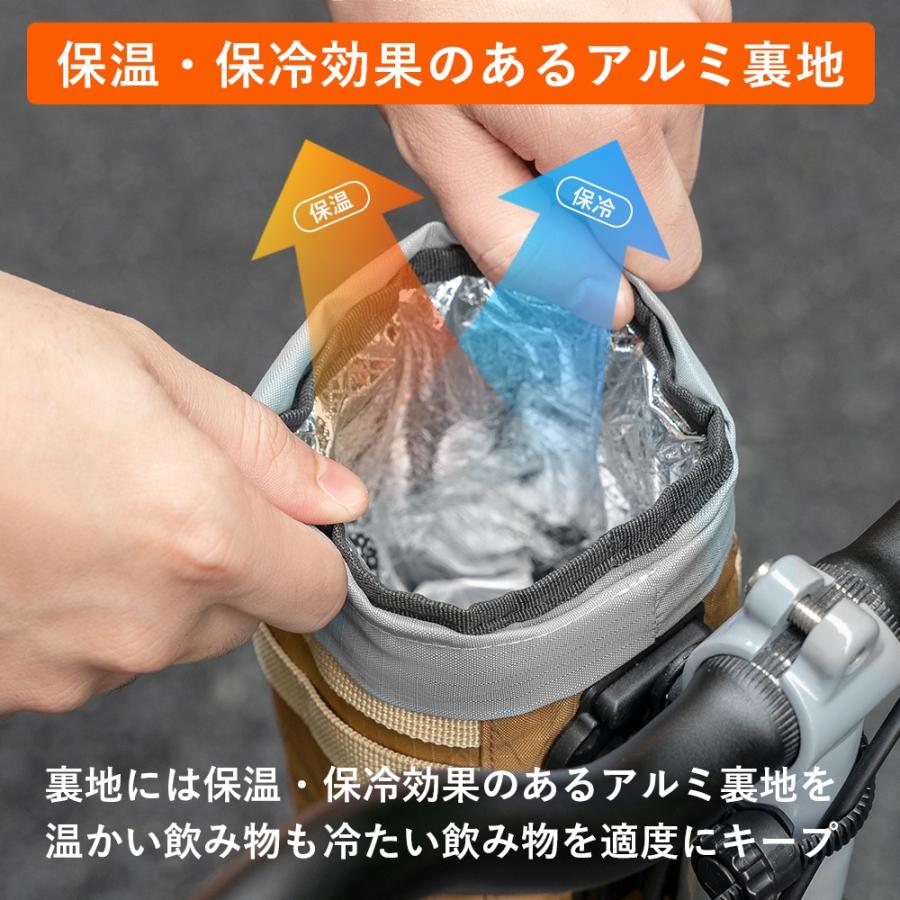 ROCKBROS 自転車 ドリンクホルダー ドリンク ショルダー 水筒カバー