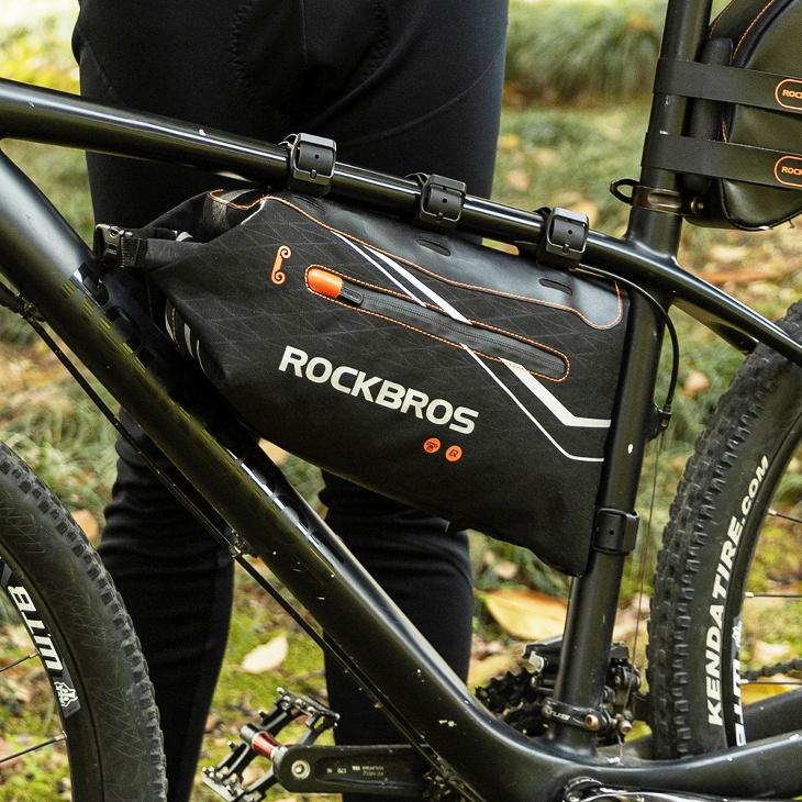 ROCKBROS フレームバッグ トップチューブバッグ 自転車 大容量 ROCKBROS フレームバッグ トップチューブバッグ 自転車 大容量