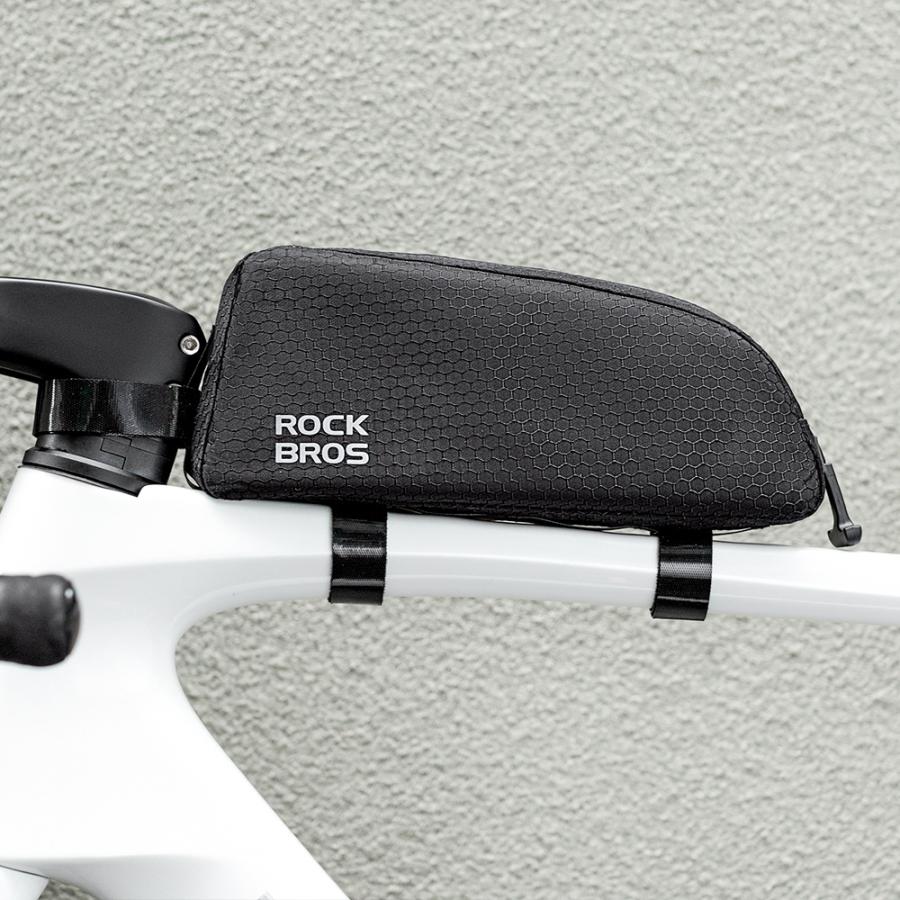 ROCKBROS トップチューブバッグ 自転車 フレームバッグ スリム
