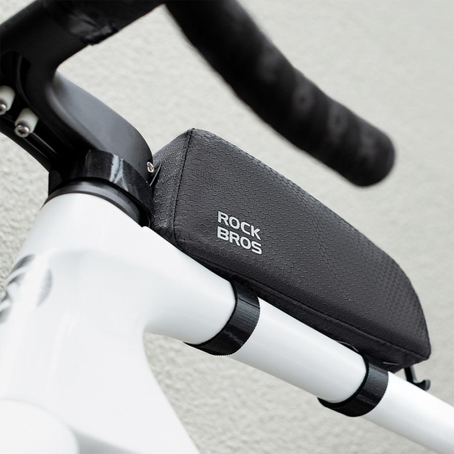 ROCKBROS トップチューブバッグ 自転車 フレームバッグ スリム