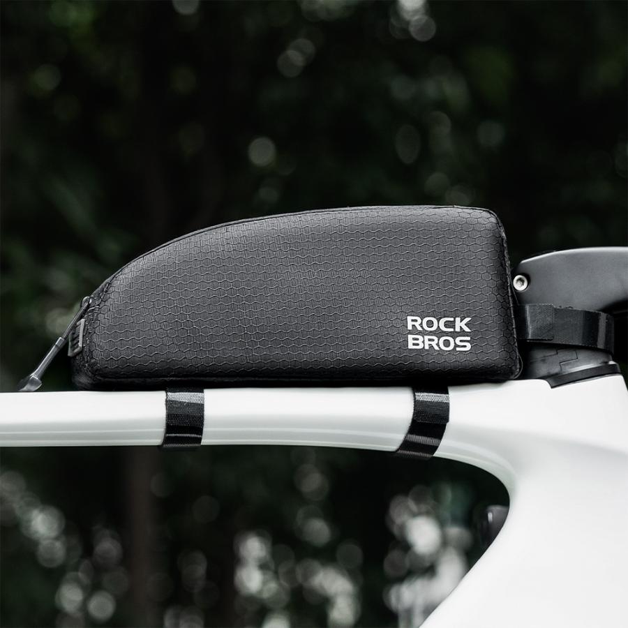 ROCKBROS トップチューブバッグ 自転車 フレームバッグ スリム