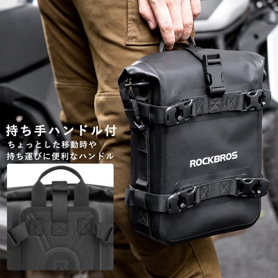 グレーの自転車バッグ ロールトップ zx-rob-30110044_1.jpg