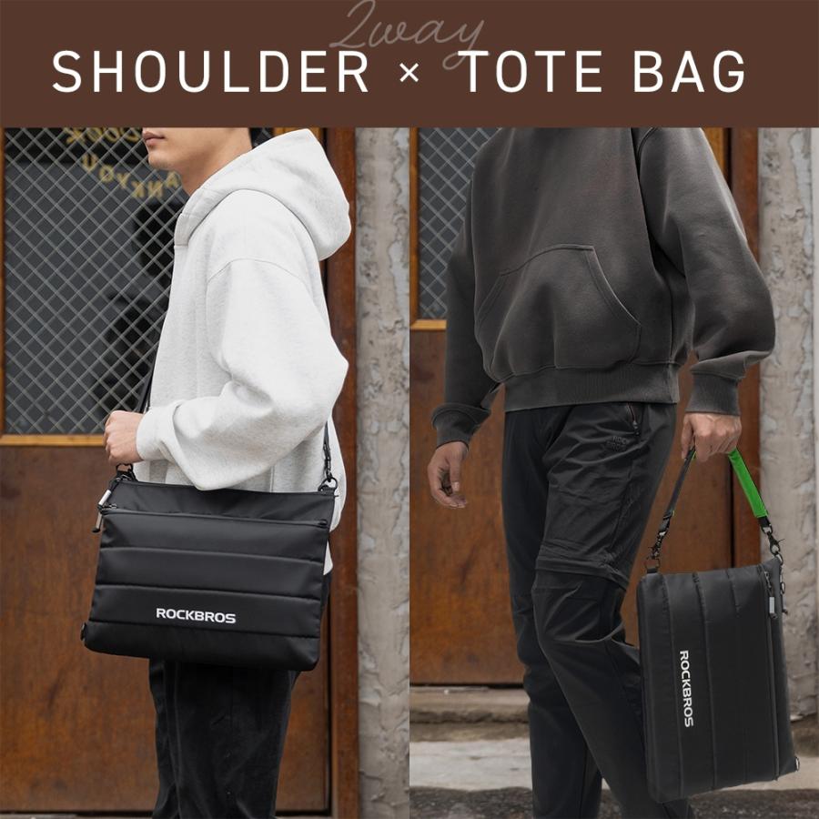 しょうページ ROCKBROS パソコンケース ノートパソコン PCバッグ ショルダー