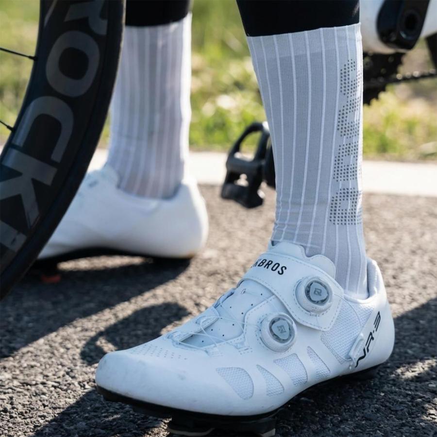 ROCKBROS ソックス サイクリング 自転車 エアロコンプレッション 通気