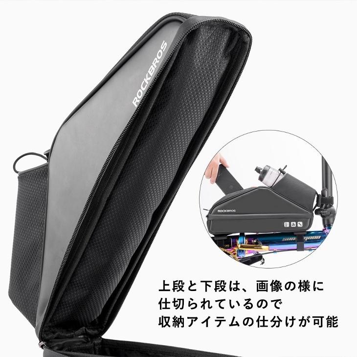 サイクルバッグ ミニベロ キックボードに フロントバッグ ハンドル