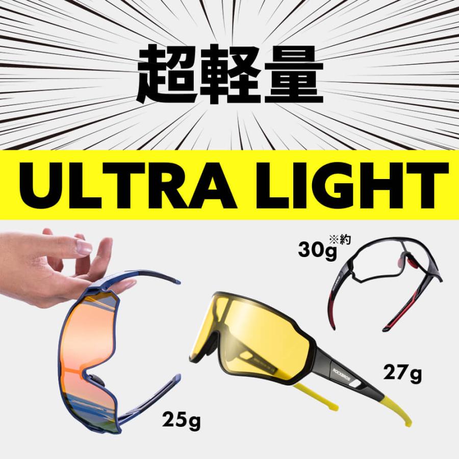 偏光サングラス 調光サングラス 紫外線カット ハードケース付属 自転車