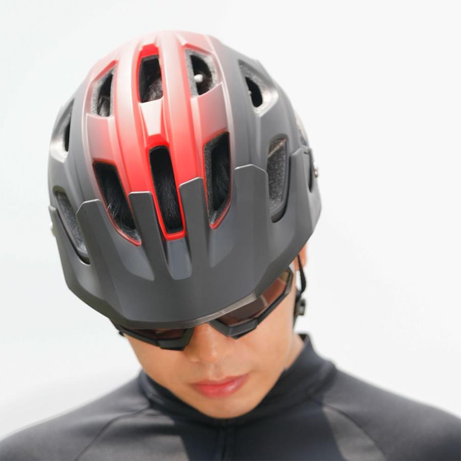 ヘルメット 自転車 バイザー付き 取り外し可能 軽量 サイズ調整