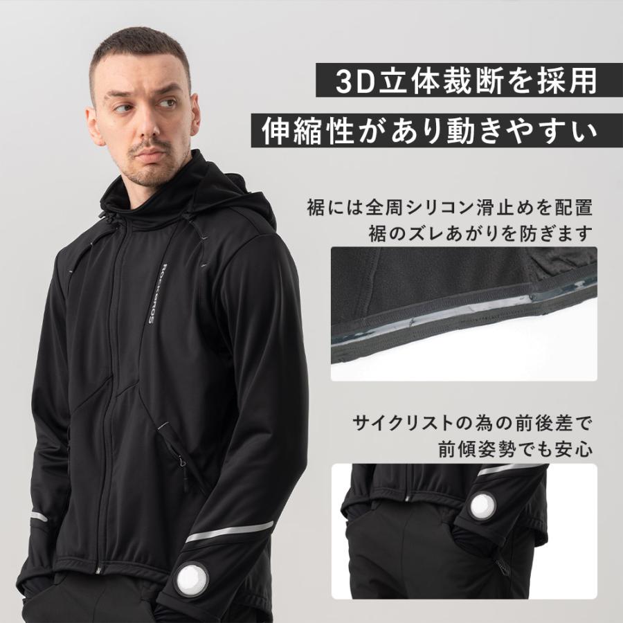 ジャケット・アウター Toku ROCKBROS サイクリングジャケット 自転車 秋冬向け 防寒 防風