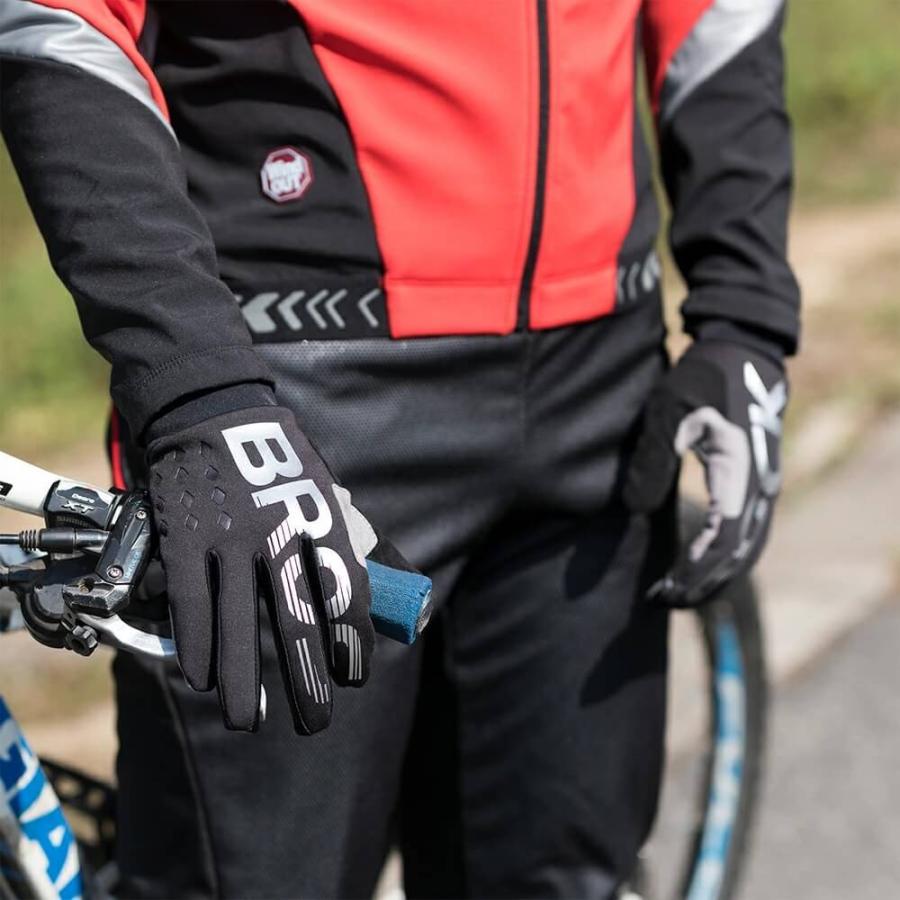 冬用グローブ サイクリンググローブ バイクグローブ 自転車用グローブ 防寒 防風 保温 Zx Rob S9bk 自転車の一勝堂 通販 Yahoo ショッピング