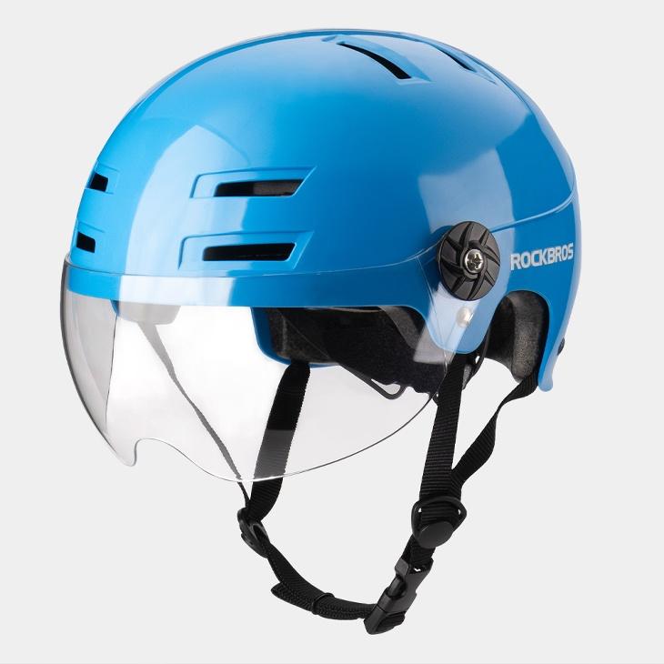 バイザー付き自転車用ヘルメット ジェットヘルメット サイクル