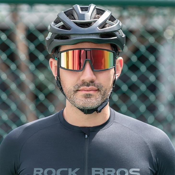 ROCKBROS 偏光サングラス スポーツサングラス ミラーレンズ 偏光 ROCKBROS 偏光サングラス スポーツサングラス ミラーレンズ 偏光
