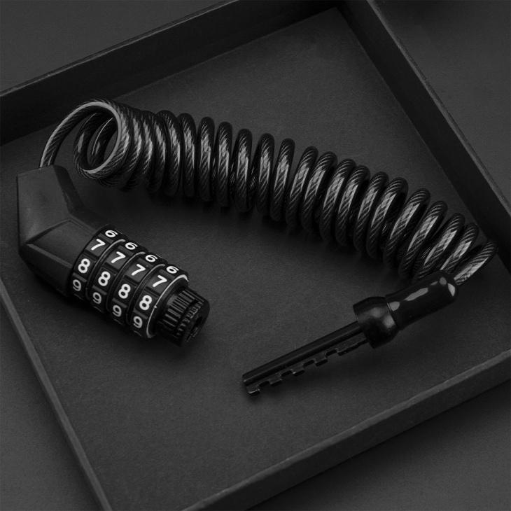 4桁ダイヤルロック ワイヤーロック ダイヤル式ケーブルロック 自転車