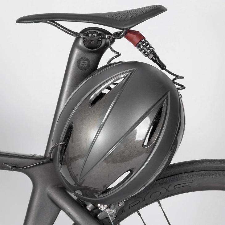 4桁ダイヤルロック ワイヤーロック ダイヤル式ケーブルロック 自転車