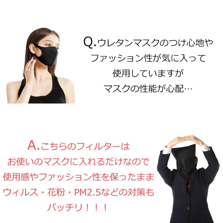 マスクインナー マスクシート マスクフィルター マスク敷き 3層構造